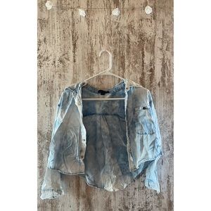 CoolWear cropped quarter sleeve shirt